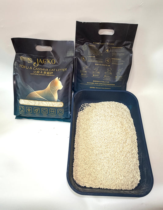 JACKO CASSAVA x TOFU CAT LITTERS (8 PACKS)